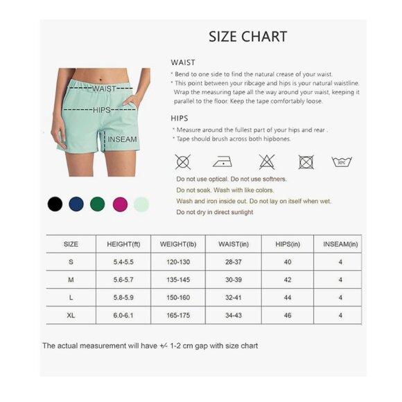 Aqua Gym Fitness Quick Dry 4" Athletic Shorts - Picture 6 of 6